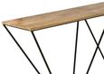 Clearance - Cosgrove Industrial Chic Console Table - Mango Wood with Black Metal Hairpin Legs - Brand New Item
