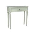 Clearance - Solana French Lime White 1 Drawer Console Table - A292