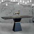 Clepsy Plus Occasional Table - Marble with Wooden Base - Variation Available