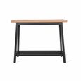 Clockhouse Console Table Carbon and Natural Oak