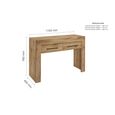 Compton Console Table - 2 Drawer - Oak