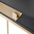 Davoli Console Table - Black and Gold - 1 Drawer