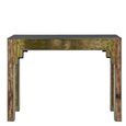 Deco Console Table - Antique Gold Wood