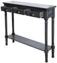 Delta Console Table - 3 Drawer - Grey