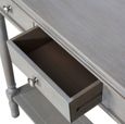 Delta Console Table - Taupe - 3 Drawer
