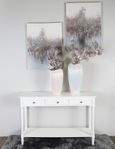 Delta Console Table - 3 Drawer - White