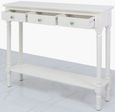 Delta Console Table - White