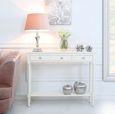 Delta Console Table - White