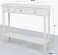 Delta Console Table - White