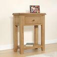 Dorset Console Table - 1 Drawer - Oak