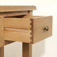 Dorset Console Table - 2 Drawer - Oak