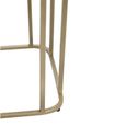 Ella Console Table - Mirrored with Gold Metal