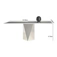 Freedom Console Table - Thin - Marble with Stainless Steel Base - Variation Available