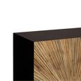 Gabelle Console Table - Dark Bamboo Wood - Sunburst