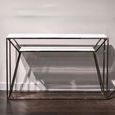 Ginza Console Table - Marble and Metal - Variation Available