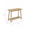 Hambledon Console Table Natural Oak
