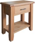 Hampshire Oak Console Table - 1 Drawer