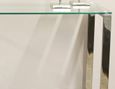 Harry Console Table - Glass and Chrome