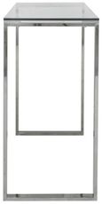 Harry Console Table - Glass and Chrome