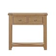 Hayley Console Table - 2 Drawer - Oak