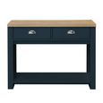 Highgate Console Table - 2 Drawer - Navy Blue Painted