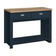 Highgate Console Table - 2 Drawer - Navy Blue Painted