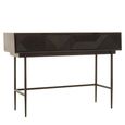 Jakara Console Table - 2 Drawer - Black Wood