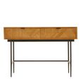 Jakara Console Table - 2 Drawer - Natural Wood