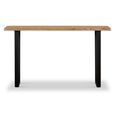 Jersey Console Table - Industrial Style - Oak