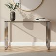 Katrine Console Table - Clear Glass