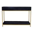 Kensington Townhouse Console Table - 2 Drawer - Black