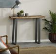 Kota Live Edge Solid Acacia Wood Console Table