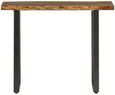 Kota Live Edge Solid Acacia Wood Console Table
