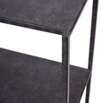Brooks Console Table - Mottled Black