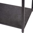 Brooks Console Table - Mottled Black
