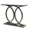 Lacquer Olive Console Table - Mango Wood