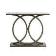 Lacquer Olive Console Table - Mango Wood