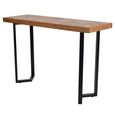 Marston Console Table - Geometric - Mango Wood - Large