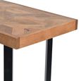 Marston Console Table - Geometric - Mango Wood - Large