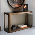 Thorpe Console Table - Bronze Glass and Metal