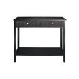 Lindon Console Table - 2 Drawer - Black