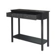 Lindon Console Table - 2 Drawer - Black