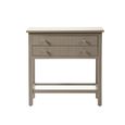 Lindon Console Table - 2 Drawer - Small - Taupe