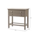 Lindon Console Table - 2 Drawer - Small - Taupe
