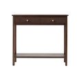 Lindon Console Table - 2 Drawer - Walnut