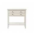 Lindon Console Table - 2 Drawer - Small - White
