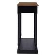 Loire Console Table - 1 Drawer - Black and Oak