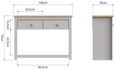 Lyman 2 Drawer Console Table - Variant Available