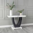 Madrid White Marble Console Table