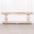Mango Wood Console Table - 2 Drawer - Extra Large